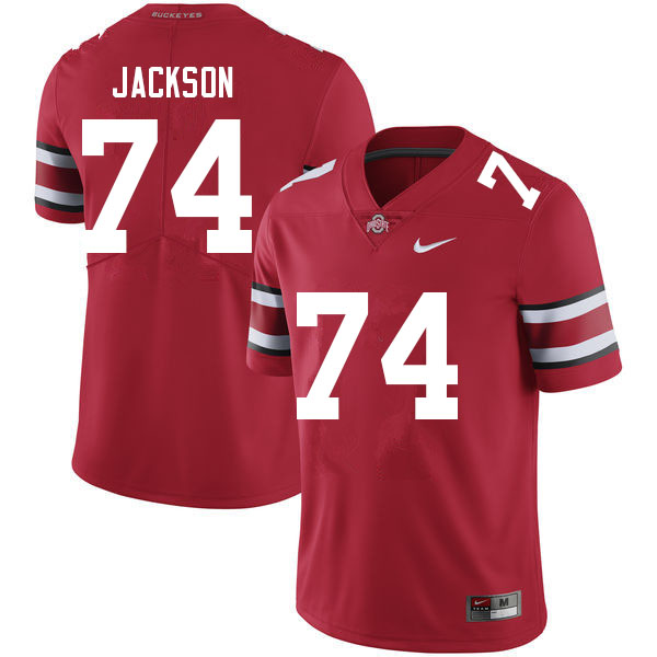 Ohio State Buckeyes #74 Donovan Jackson College Football Jerseys Sale-Red